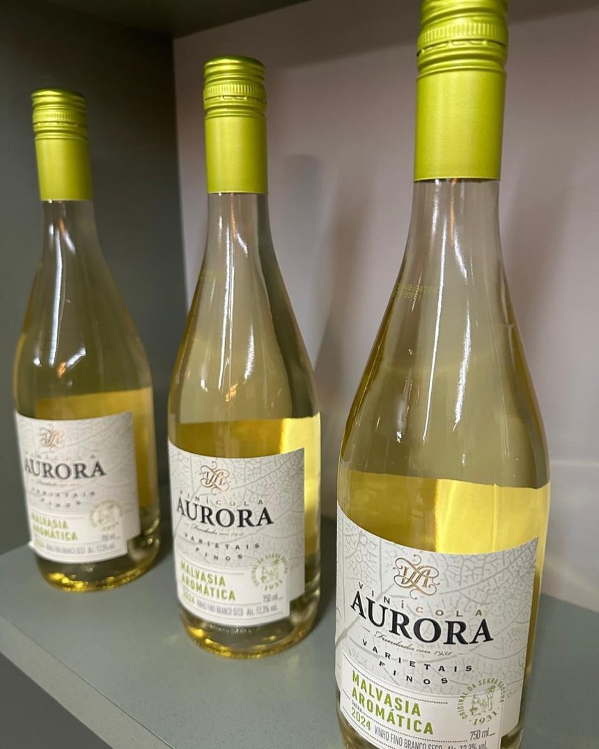 Aurora Malvasia Aromática, vinhos brancos